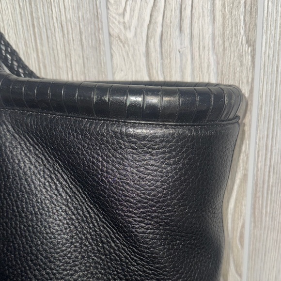 Tory Burch Black Leather Taylor Tote - Picture 4 of 10